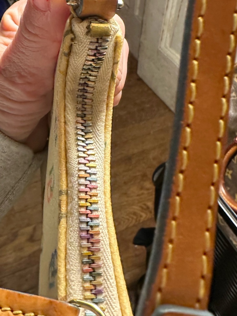 Dooney & Bourke Rainbow Monogram Bitsy Bag - Picture 13 of 14